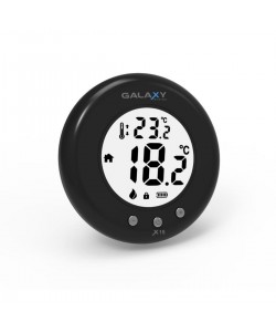 GALAXY Energy X15 Kablosuz Dijital Kombi Oda Termostat Siyah